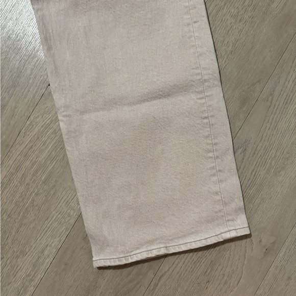 Abercrombie & Fitch Curve Love Cream 90’s High Rise Relaxed Jean Size 31/14 - Picture 6 of 8